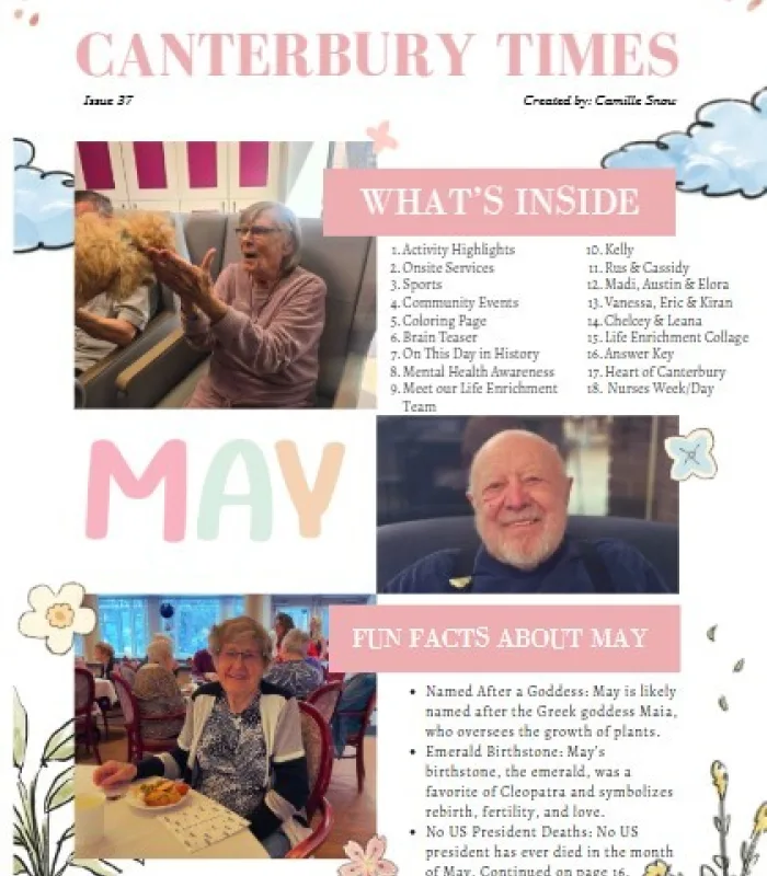 May Newsletter 2026